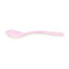 Glass Pink Teaspoons Set of 6 Designed by Anna Vasily. - 3/4 view