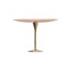 Rose Gold Cake Holder on a Brass Pedestal by Anna Vasily. - measure view