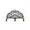 Elegant High Tea Stand With Delicate Metalwork by Anna Vasily. - side view