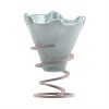 Set of 2 Light Blue Ice Cream Bowls Designed by Anna Vasily. - side view