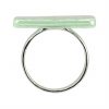 Green Napkin Ring Holders -Enhance your Dinner Table with Anna Vasily. - side view