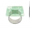 Green Napkin Ring Holders -Enhance your Dinner Table with Anna Vasily. - measure view