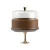 Cake Stand with Dome for a Small Cake by Anna Vasily. - measure view