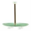 Mint Green Jam Caddy With Knob Handle Designed by Anna Vasily. - side view