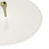 Stylish Glass Serving Platter with Handle Designed by Anna Vasily. - detail view