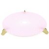 Pink Cake Tray With Brass Supports Designed by Anna Vasily. - 3/4 view