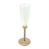 Modern Champagne Glasses, Set of 2, Stylishly Made by Anna Vasily. - 3/4 view