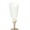 Modern Champagne Glasses, Set of 2, Stylishly Made by Anna Vasily. - detail view