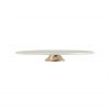 White Pedestal Cake Stand. Understated Elegance by Anna Vasily. - measure view