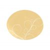 Yellow Gold Charger Plates, Naturally Gorgeous Design by Anna Vasily. - measure view