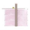 Stylish Pink Bento Box With 3 Compartments Designed by Anna Vasily. - side view