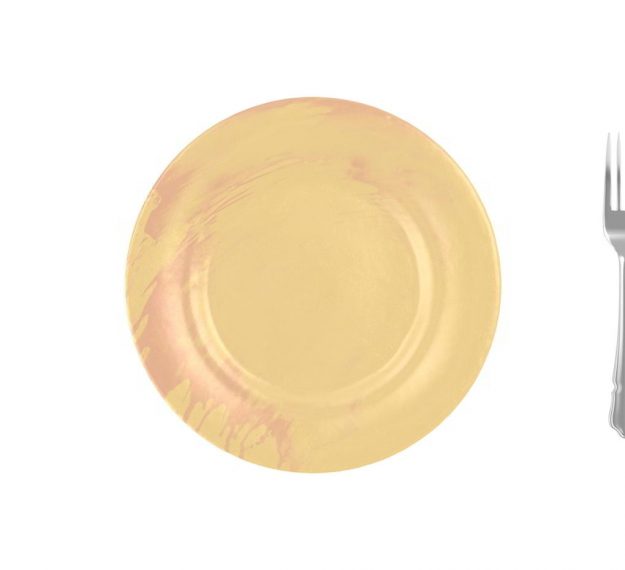 Artistic Coloured Dinner Plates Designed to Stun by Anna Vasily. - measure view