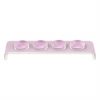 Pink Condiment Caddy Designed by Anna Vasily. - 3/4 view