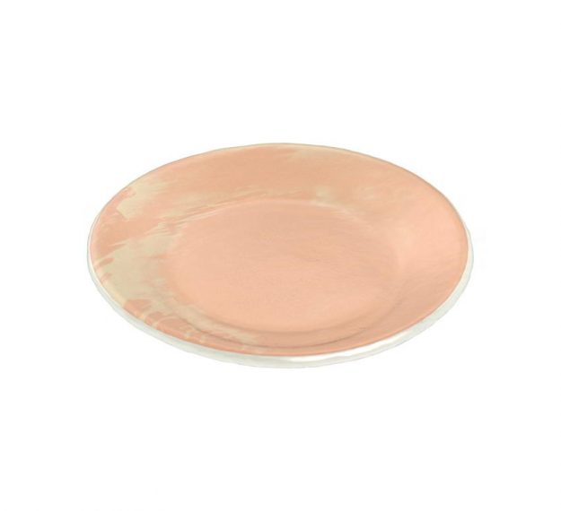 Rose Gold Side Plates - Maia Handmade Side Plates by Anna Vasily. - 3/4 view