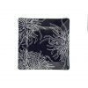 Navy Blue Square Side Plates, Floral Tones by Anna Vasily. - measure view