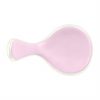 Small Pink Canape Spoon Set Designed by Anna Vasily. - top view
