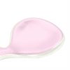 Small Pink Canape Spoon Set Designed by Anna Vasily. - detail view