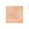 Rose Coloured Square Side Plates Designed with Style by Anna Vasily. - measure view