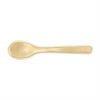 Cream-Coloured Small Glass Tea Spoon Designed by Anna Vasily. - top view