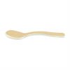 Cream-Coloured Small Glass Tea Spoon Designed by Anna Vasily. - 3/4 view