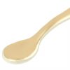 Cream-Coloured Small Glass Tea Spoon Designed by Anna Vasily. - detail view