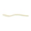 Cream-Coloured Small Glass Tea Spoon Designed by Anna Vasily. - side view