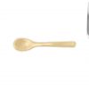Cream-Coloured Small Glass Tea Spoon Designed by Anna Vasily. - measure view
