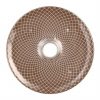 Doe Brown Plates Designed as Chip Dip Platter by Anna Vasily. - top view