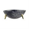 Blue Designer Fruit Bowl - A Modern Decorative Bowl by AnnaVasily. - side view