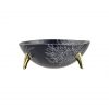 Blue Designer Fruit Bowl - A Modern Decorative Bowl by AnnaVasily. - measure view