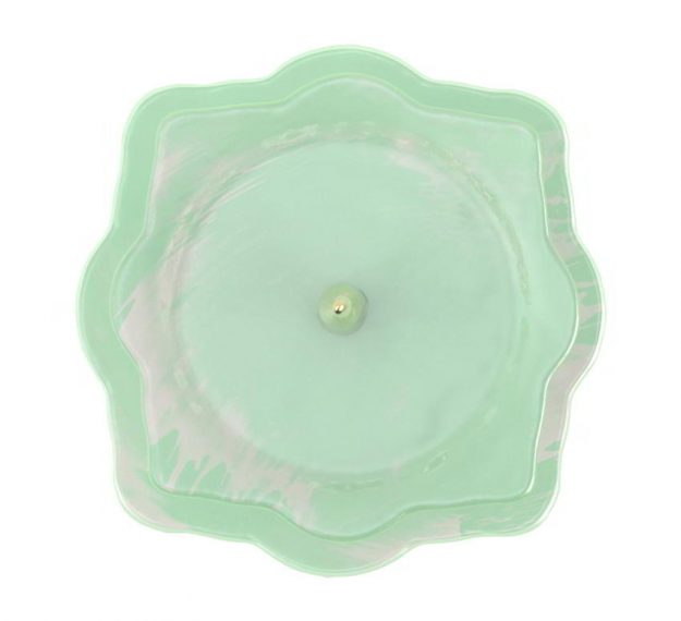 Mint Green High Tea Stand Designed by Anna Vasily. - top view