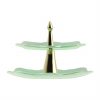 Mint Green High Tea Stand Designed by Anna Vasily. - side view
