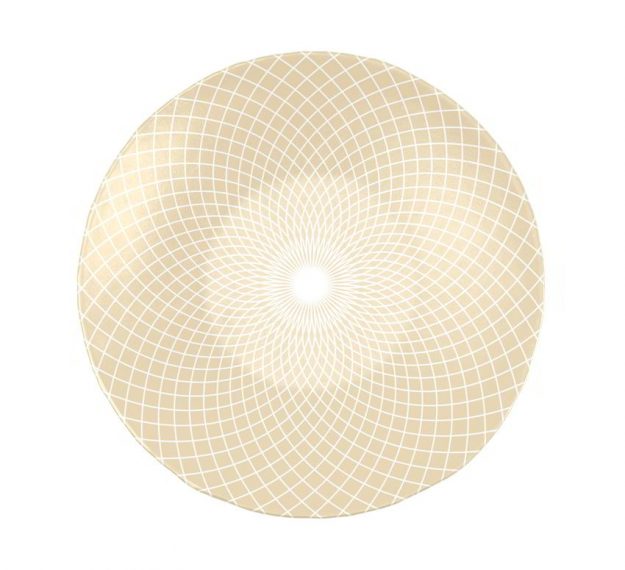 Decorative Salad Bowl Designed by Anna Vasily for Timeless Elegance. - top view