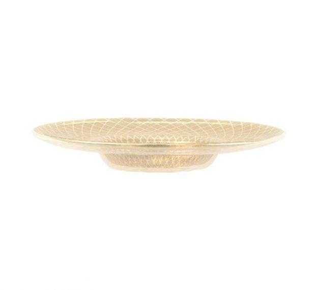 Elegant Deep Pasta Bowl to Entertain in Style by Anna Vasily. - side view