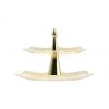 Two Tier Cake Stand Handcrafted for the Best Hotels by Anna Vasily. - measure view