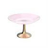Pink Cupcake Stand on a Pedestal Designed by Anna Vasily. - 3/4 view