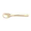 Cream-Beige Small Teaspoons Designed by Anna Vasily. - top view