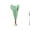 AnnaVasily - Take delight in your guests' fascination with our royal Jacky in the delicately hand painted Jade Green color.-Measure View