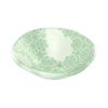 Green Rice Bowl With Pattern. An Organic Glass Bowl by Anna Vasily. - 3/4 view