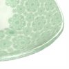 Green Rice Bowl With Pattern. An Organic Glass Bowl by Anna Vasily. - detail view