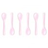 Glass Pink Teaspoons Set of 6 Designed by Anna Vasily. - set view