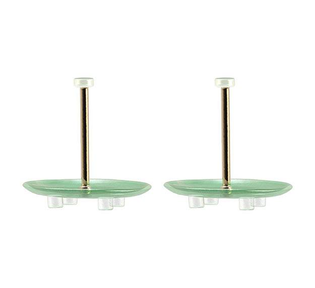 Mint Green Jam Caddy With Knob Handle Designed by Anna Vasily. - set view