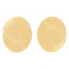 Yellow Gold Charger Plates, Naturally Gorgeous Design by Anna Vasily. - set view