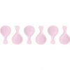 Small Pink Canape Spoon Set Designed by Anna Vasily. - set view