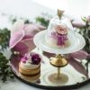 Cupcake Stand with Dome, Aver, Small Stand with Cover with Petit fours - Anna Vasily