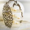 3 Tier High Tea Stand Made of Metal and Glass, Nephri 3 Tier Cake Stand - Anna Vasily