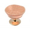 Rose Gold Ice Cream Bowl Set of 2 Designed by Anna Vasily. - 3/4 view